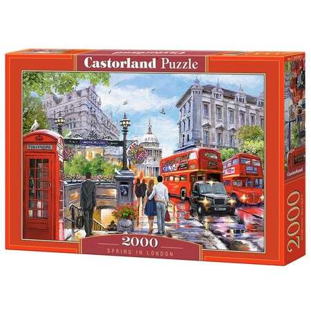 Castorland Spring in London Jigsaw Puzzle - 2000 Piece C-200788-2